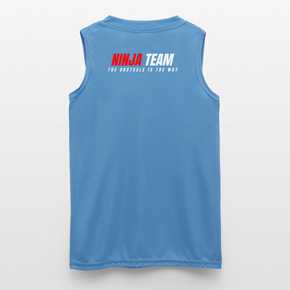 Ninja Team - Girls Sleeveless Jersey - columbia blue