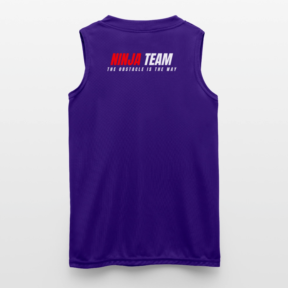Ninja Team - Girls Sleeveless Jersey - purple