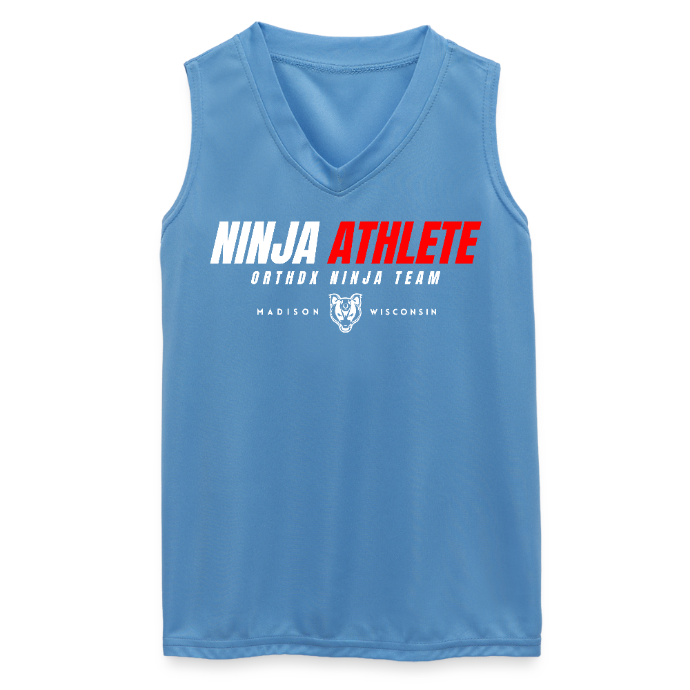 Ninja Team - Girls Sleeveless Jersey - columbia blue
