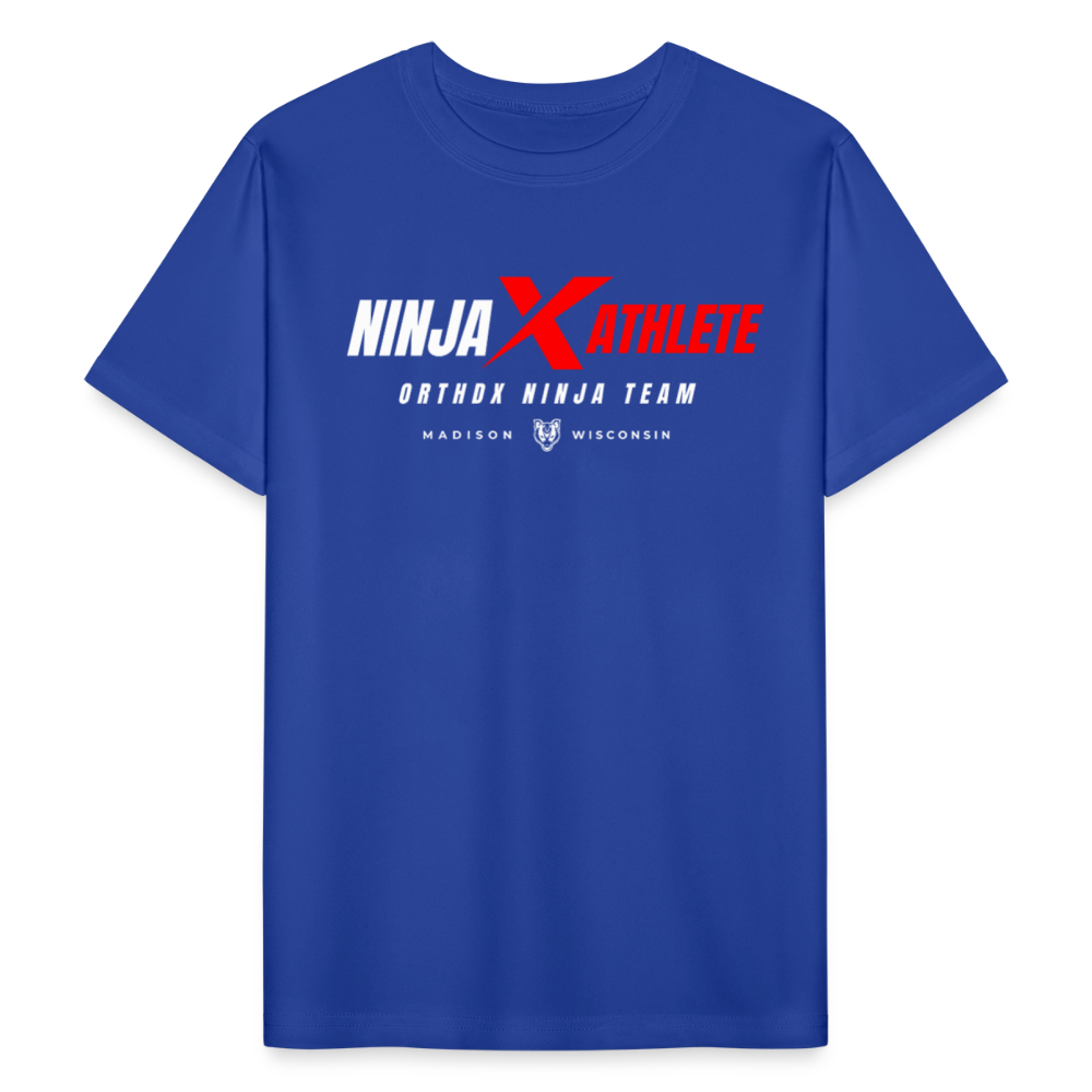 Ninja Team - Kids' Moisture Wicking Performance T-Shirt - royal blue