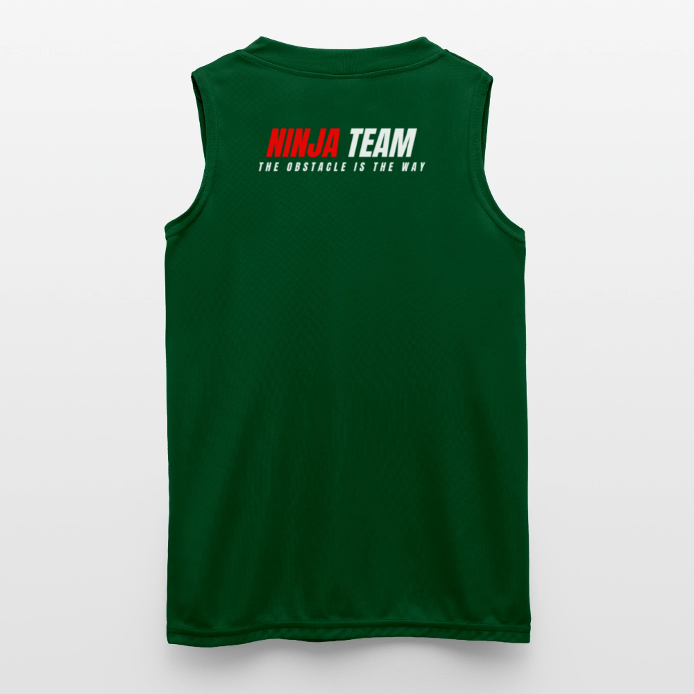 Ninja Team - Girls Sleeveless Jersey - dark green