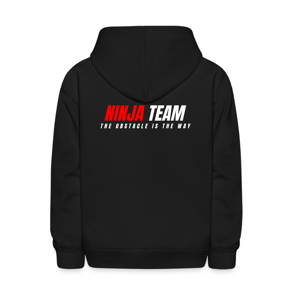 Ninja Team Kids' Hoodie - black