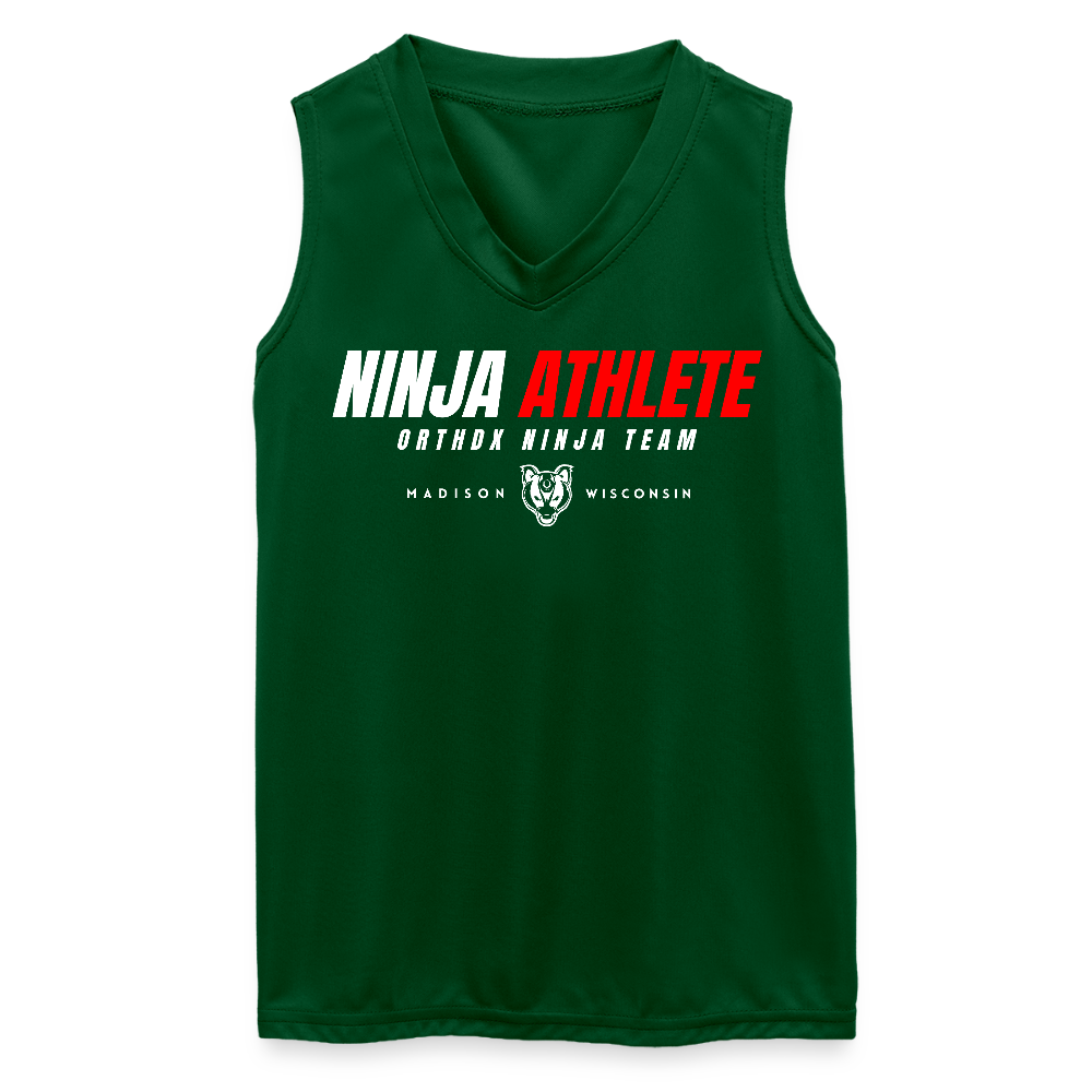Ninja Team - Girls Sleeveless Jersey - dark green