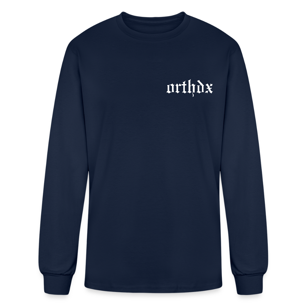 ORTHDX Icon - Men's Long Sleeve T-Shirt - navy