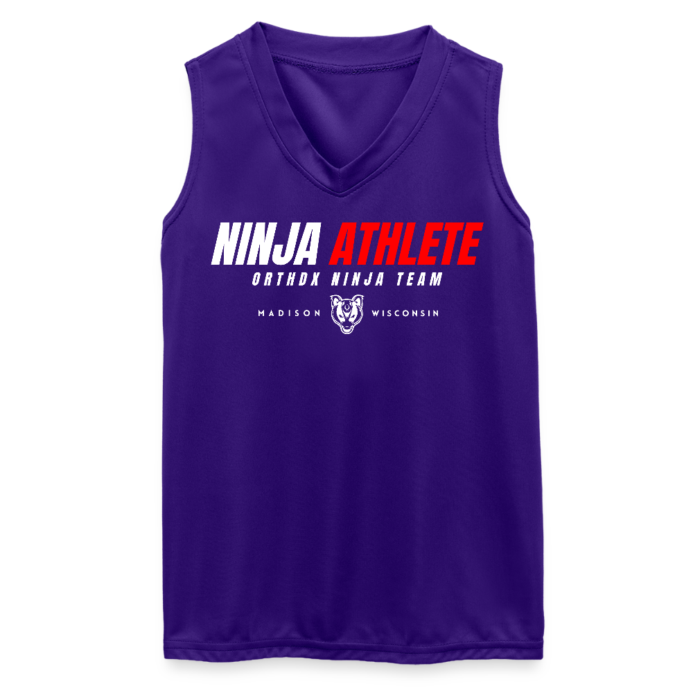 Ninja Team - Girls Sleeveless Jersey - purple