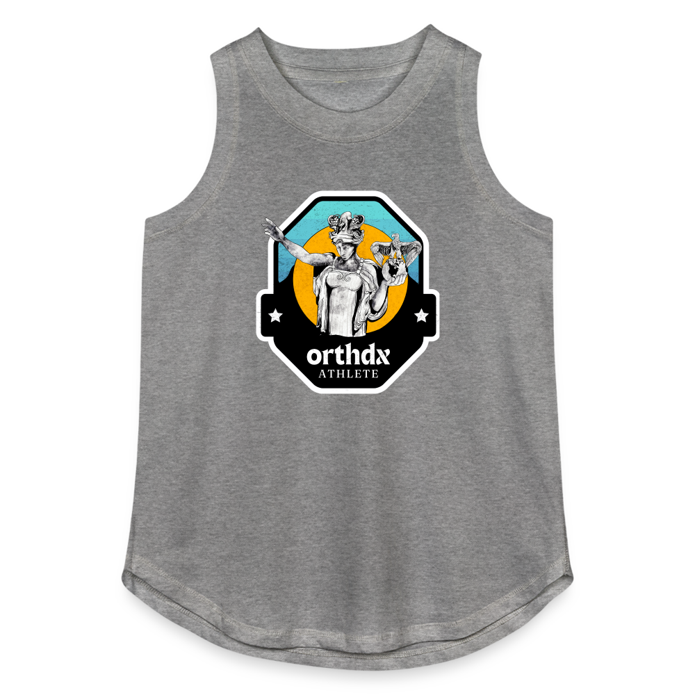 ORTHDX Athlete - Women's Relaxed Tank Top - granite heather