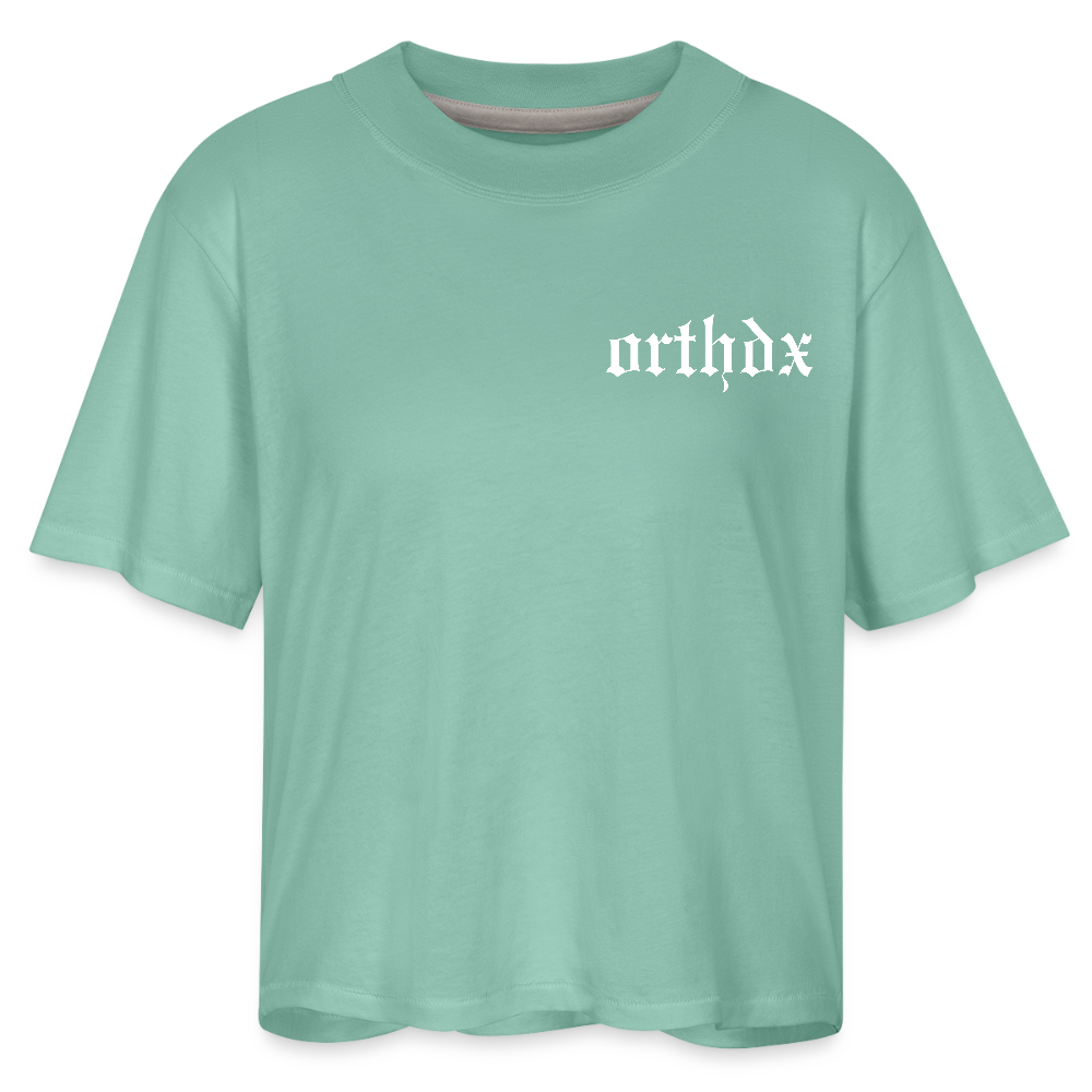 ORTHDX Icon - Women's Boxy Tee - saltwater