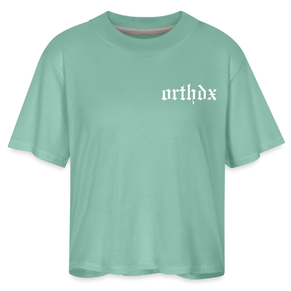 ORTHDX Icon - Women's Boxy Tee - saltwater