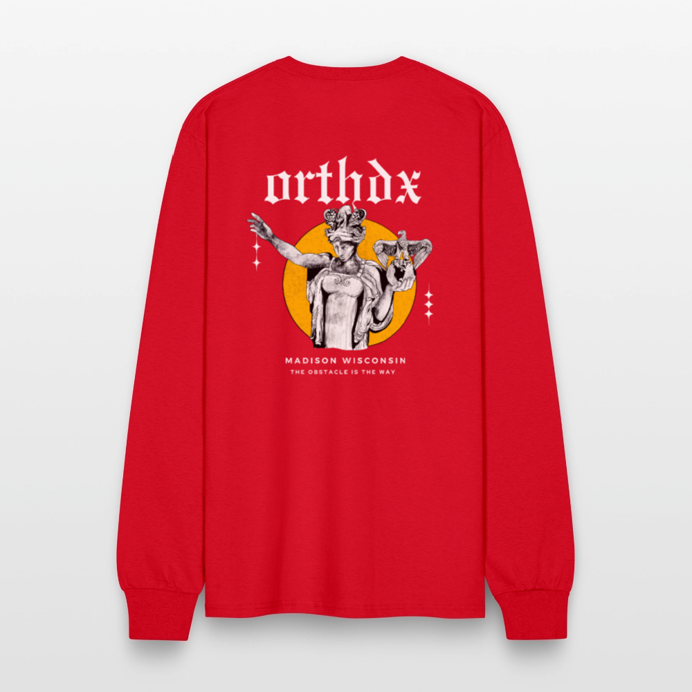 ORTHDX Icon - Men's Long Sleeve T-Shirt - red