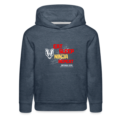 Ninja Life - Kids‘ Hoodie - heather denim