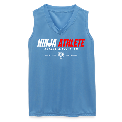 Ninja Team - Girls Sleeveless Jersey - columbia blue