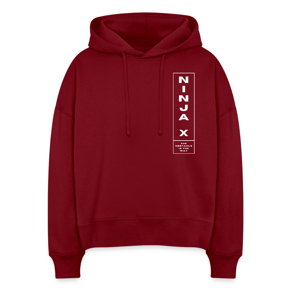 100% Ninja Athlete - Women's Organic Hoodie - burgundy