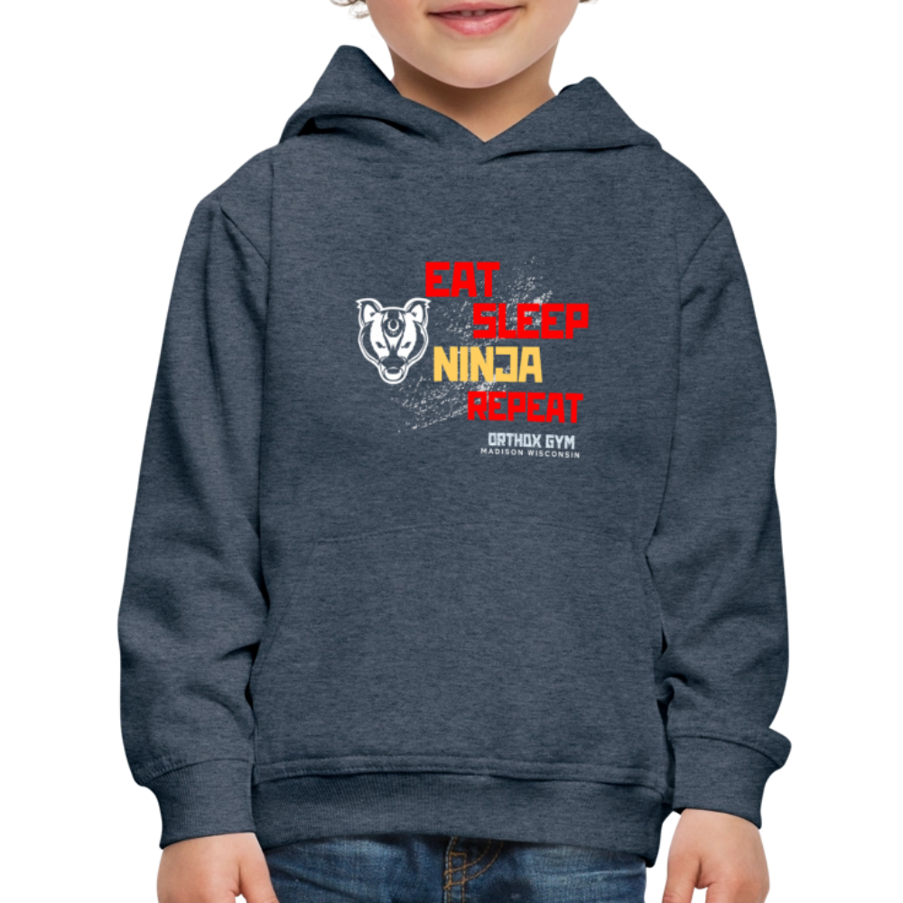 Ninja Life - Kids‘ Hoodie - heather denim