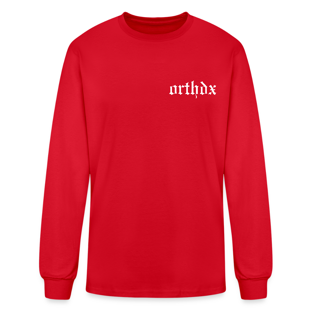 ORTHDX Icon - Men's Long Sleeve T-Shirt - red