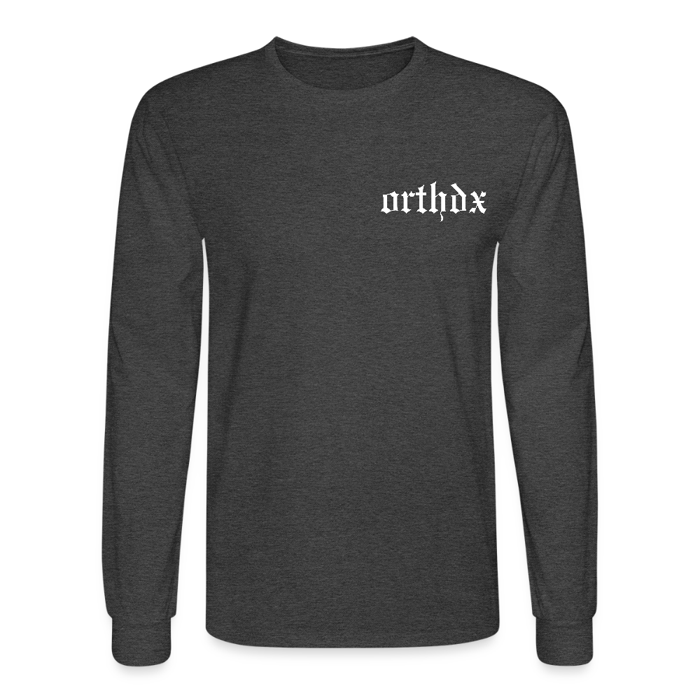 ORTHDX Icon - Men's Long Sleeve T-Shirt - heather black