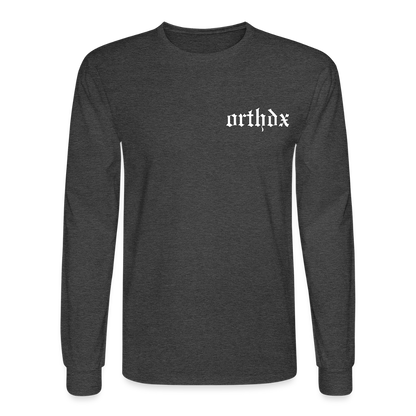 ORTHDX Icon - Men's Long Sleeve T-Shirt - heather black