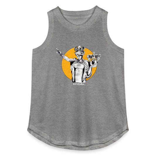 Lady Wisconsin - Women's Relaxed Tank Top - granite heather 