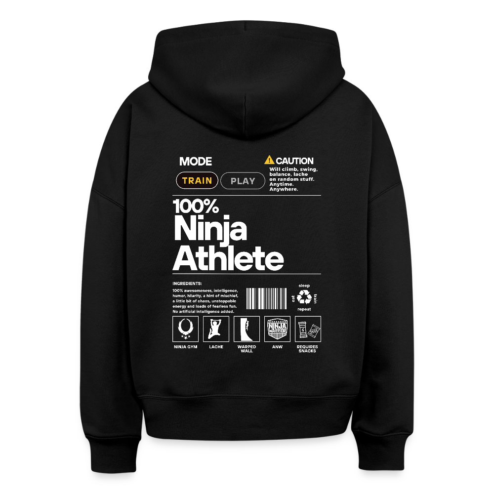 100% Ninja Athlete - Women's Organic Hoodie - black