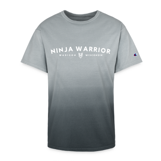 Ninja Warrior - Madison Champion Dip Dye T-shirt - black ombre