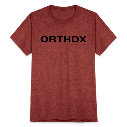 ORTHDX Classic - Soft Tri-Blend Unisex Shirt - heather cranberry