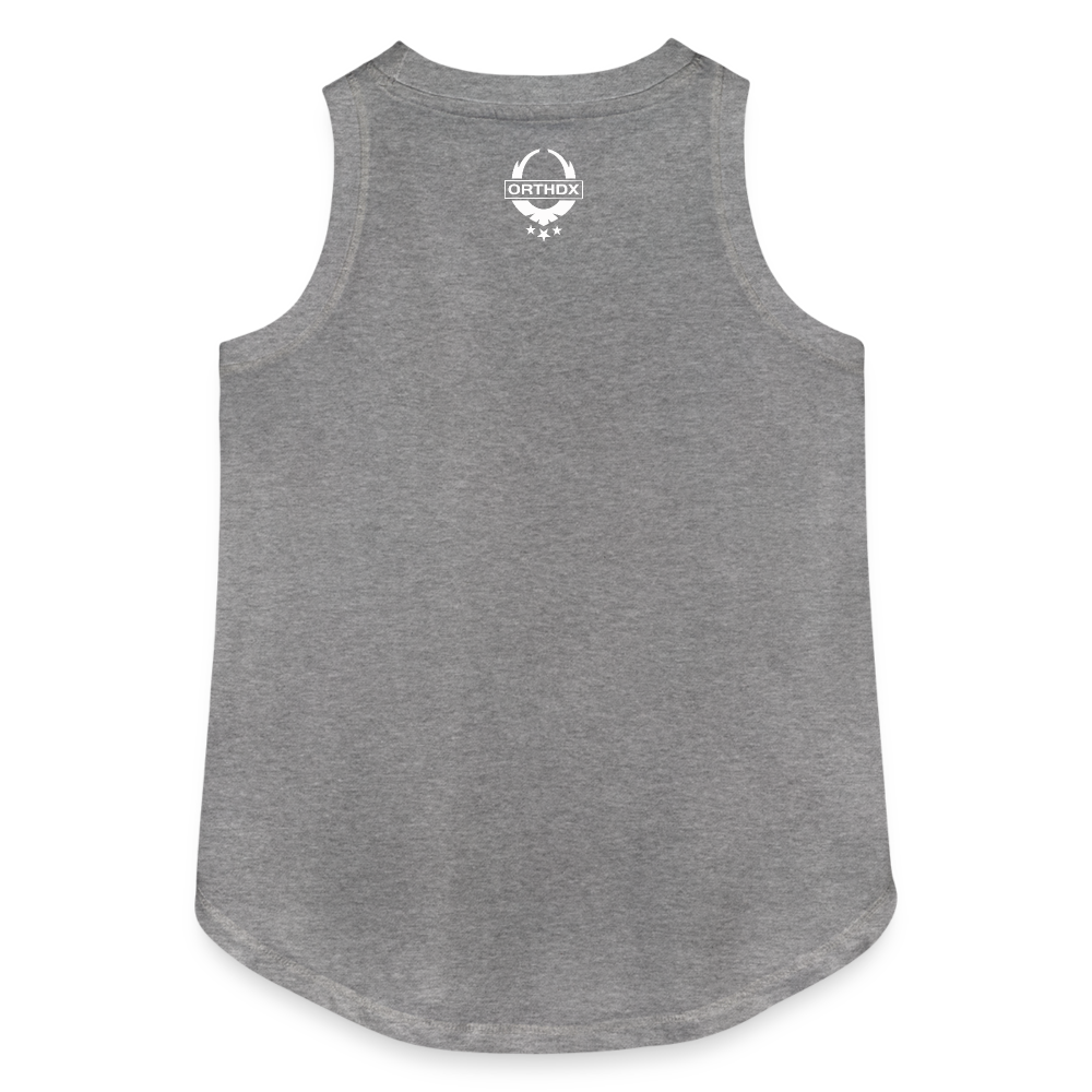 Lady Wisconsin - Women's Relaxed Tank Top - granite heather 