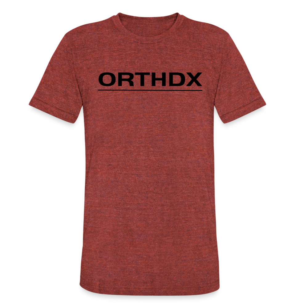 ORTHDX Classic - Soft Tri-Blend Unisex Shirt - heather cranberry