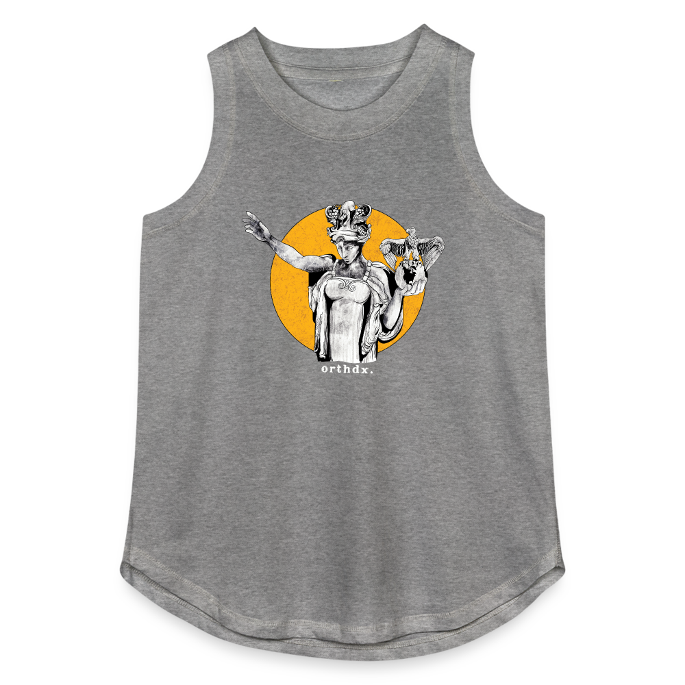 Lady Wisconsin - Women's Relaxed Tank Top - granite heather 