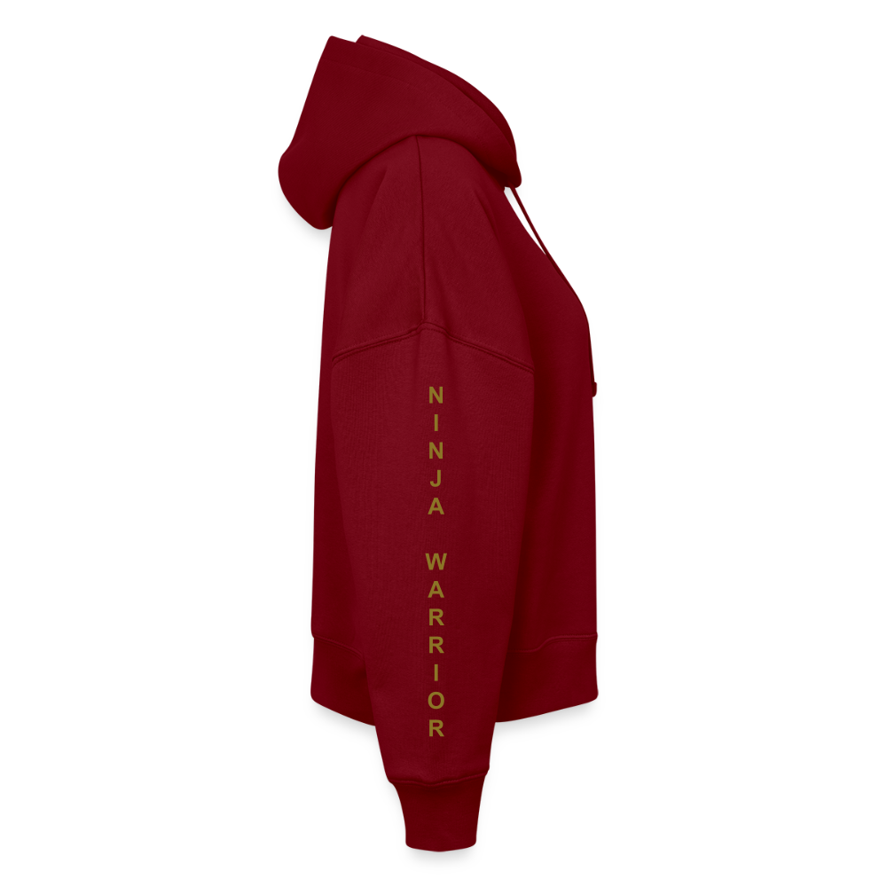 Ninja Team Exclusive Women's Organic Hoodie - burgundy