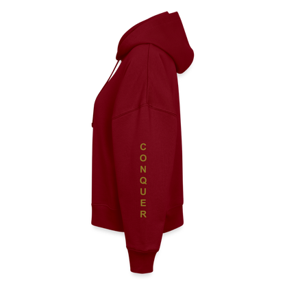 Ninja Team Exclusive Women's Organic Hoodie - burgundy