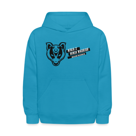 Ninja X Badger - Kids' Hoodie - turquoise