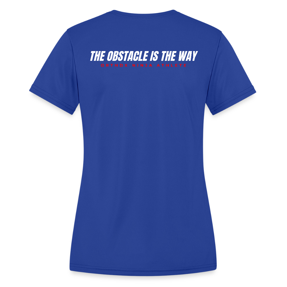 Ninja Team - Women's Moisture Wicking Performance T-Shirt - royal blue