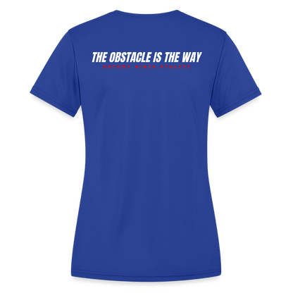 Ninja Team - Women's Moisture Wicking Performance T-Shirt - royal blue