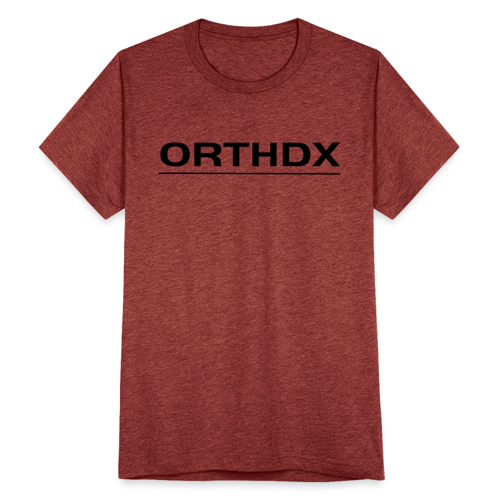 ORTHDX Classic - Soft Tri-Blend Unisex Shirt - heather cranberry