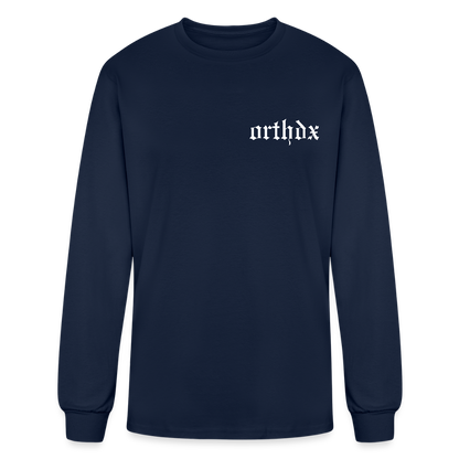 ORTHDX Icon - Men's Long Sleeve T-Shirt - navy