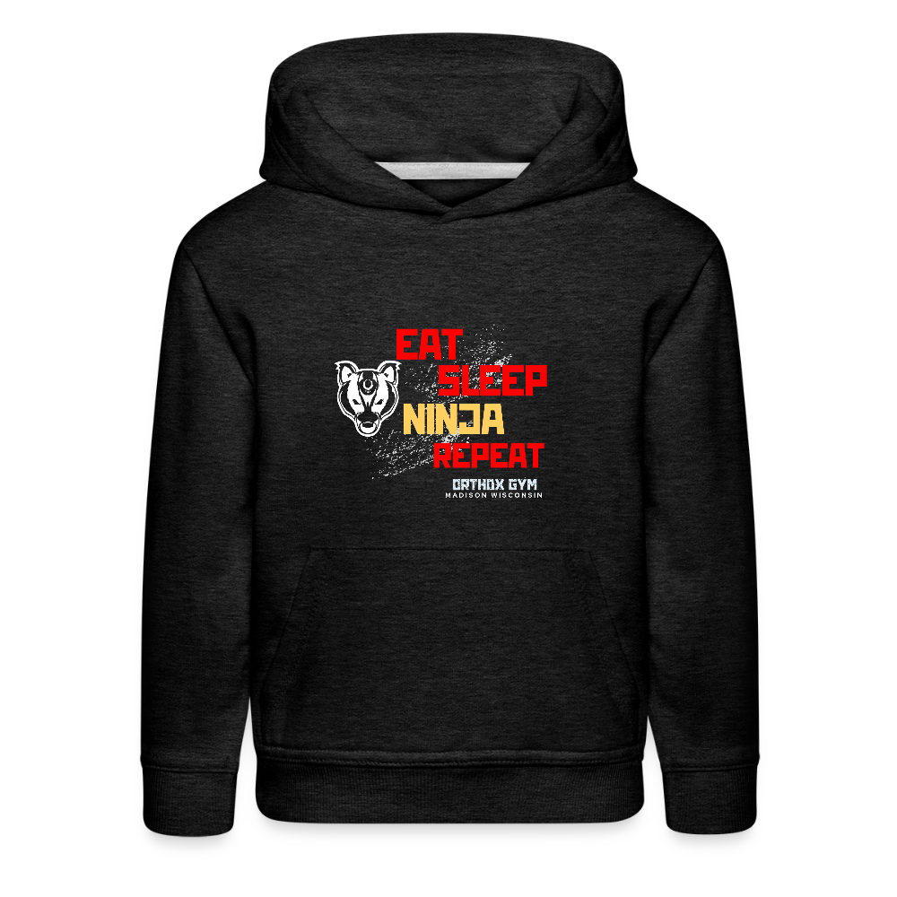 Ninja Life - Kids‘ Hoodie - charcoal grey