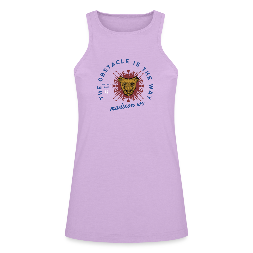 The Obstacle is the Way -  Soft Racerneck Tank - lilac