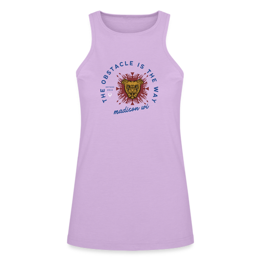 The Obstacle is the Way -  Soft Racerneck Tank - lilac