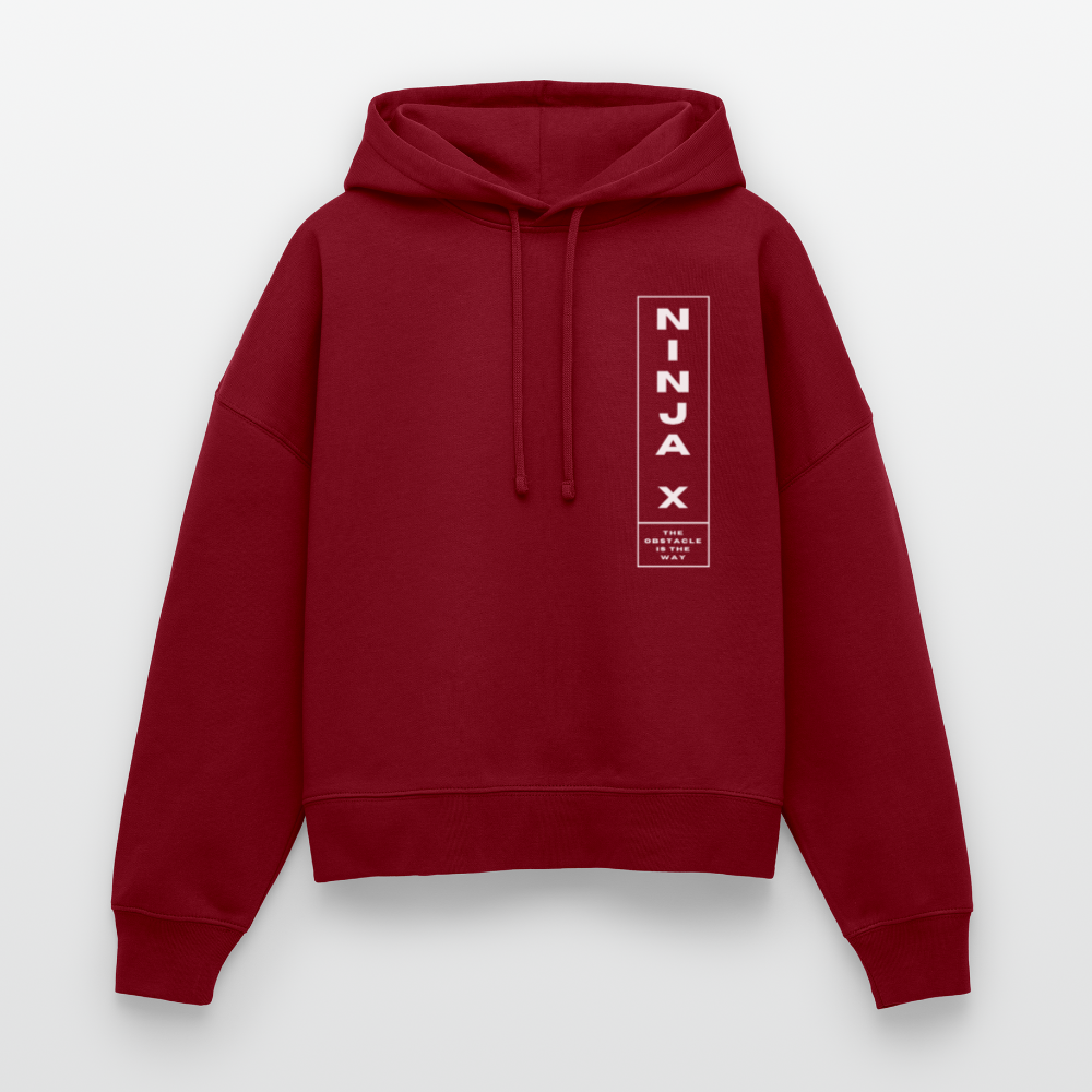 100% Ninja Athlete - Women's Organic Hoodie - burgundy