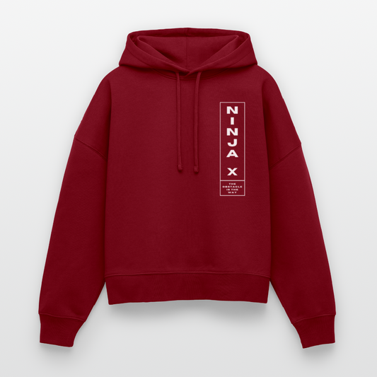 100% Ninja Athlete - Women's Organic Hoodie - burgundy