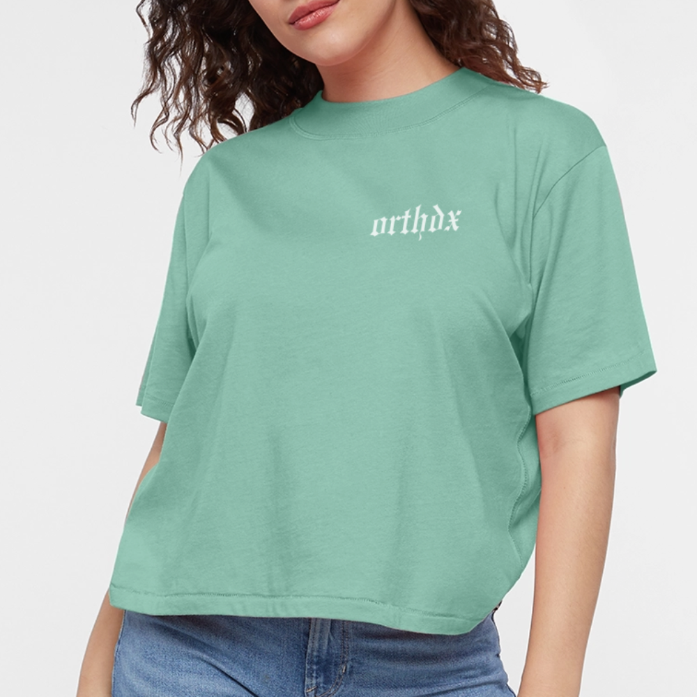 ORTHDX Icon - Women's Boxy Tee - saltwater