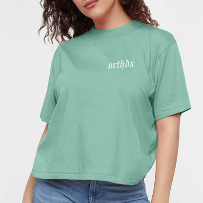 ORTHDX Icon - Women's Boxy Tee - saltwater