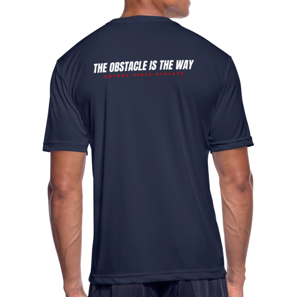 Ninja Team - Men’s Moisture Wicking Performance T-Shirt - navy