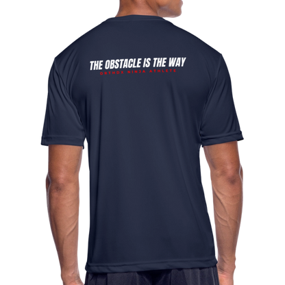Ninja Team - Men’s Moisture Wicking Performance T-Shirt - navy