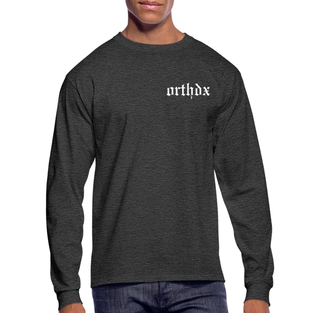 ORTHDX Icon - Men's Long Sleeve T-Shirt - heather black