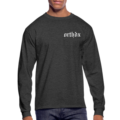 ORTHDX Icon - Men's Long Sleeve T-Shirt - heather black