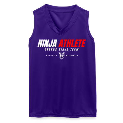 Ninja Team - Girls Sleeveless Jersey - purple