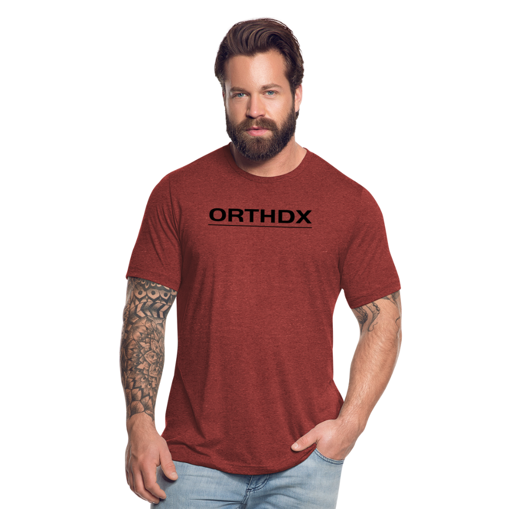 ORTHDX Classic - Soft Tri-Blend Unisex Shirt - heather cranberry