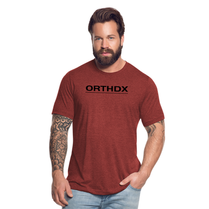 ORTHDX Classic - Soft Tri-Blend Unisex Shirt - heather cranberry