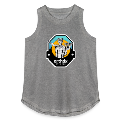 ORTHDX Athlete - Women's Relaxed Tank Top - granite heather 