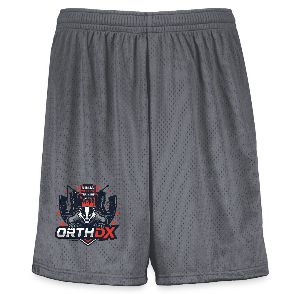 Ninja Badger  Youth Mesh Short - graphite grey